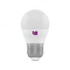 Лампа светодиодная E27, 4W, 3000K, G45, ELM, 320 lm, 220V (18-0084)