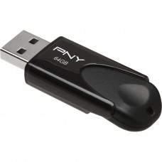 USB Flash Drive 64Gb PNY Attache4 Black / FD64GATT4-EF