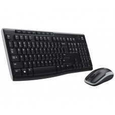 Комплект бездротовий Logitech MK270 Combo, Black, клавіатура + миша (920-004518)