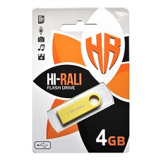 USB Flash Drive 4Gb Hi-Rali Shuttle series Gold, HI-4GBSHGD