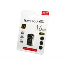 USB 3.0 Flash Drive 16Gb Team C162, Black, металлический корпус (TC162316GB01)
