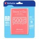 Зовнішній жорсткий диск 500Gb Verbatim Store'n'Go, Pink, 2.5