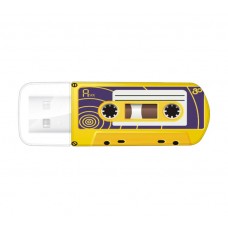 USB Flash Drive 16Gb Verbatim Mini Cassette Edition Yellow / 49399