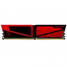 Пам'ять 8Gb DDR4, 2400 MHz, Team T-Force Vulcan, Red (TLRED48G2400HC1401)