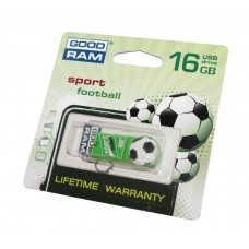 USB Flash Drive 16Gb Goodram Sport Football / Green / PD16GH2GRFBR9