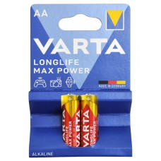 Батарейка AA (LR6), лужна, Varta Max Tech, 2 шт, 1.5V, Blister (04706101412)