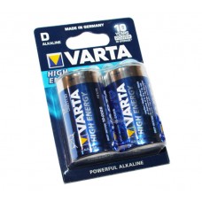 Батарейка D (LR20), щелочная, Varta High Enegry, 2 шт, 1.5V, Blister (04920121412)
