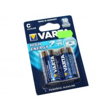 Батарейка C (LR14), лужна, Varta High Energy, 2 шт, 1.5V, Blister (04914121412)