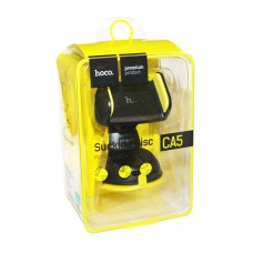 Автодержатель для телефона Hoco CA5 Black/Yellow, на присоске