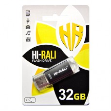 USB Flash Drive 32Gb Hi-Rali Rocket series Black / HI-32GBVCBK