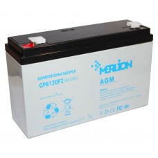 Батарея для ИБП 6В 12Ач Merlion, GP612F2, ШхДхВ 151х50х100