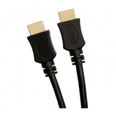 Кабель HDMI - HDMI 1.5 м Tecro Black, V1.4, позолочені конектори (LX 01-50)