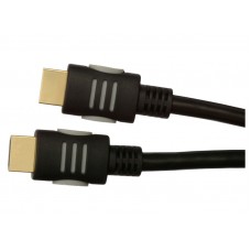 Кабель HDMI - HDMI 1.5 м Tecro Black, V1.4, позолочені конектори (HD 01-50)