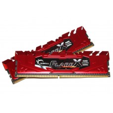 Пам'ять 8Gb x 2 (16Gb Kit) DDR4, 2133 MHz, G.Skill Flare X, Red (F4-2133C15D-16GFXR)