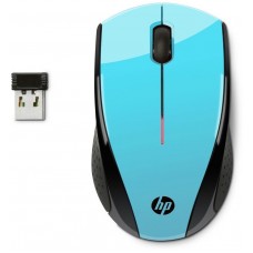 Мышь беспроводная HP X3000, Black/Blue, USB, 1200 dpi, 2.4 ГГц, 3 кнопки, 1хAA (K5D27AA)