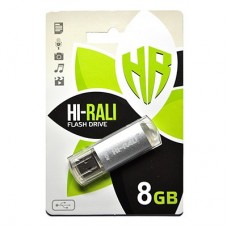 USB Flash Drive 8Gb Hi-Rali Rocket series Silver / HI-8GBVCSL