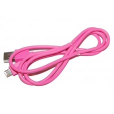 Кабель USB <-> microUSB, Remax Light, Pink, 1 м (RC-006m)