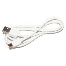 Кабель USB <-> microUSB, Remax Light, White, 1 м (RC-006m)