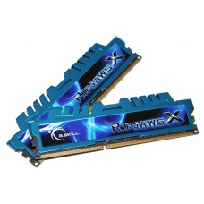 Пам'ять 4Gb x 2 (8Gb Kit) DDR3, 1600 MHz, G.Skill RipjawsX, Blue (F3-12800CL9D-8GBXM)