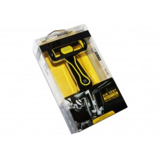 Автотримач для телефону Remax RM-C24 Black-Yellow затискний, кріплення дефлектор повітроводу