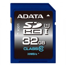 Карта памяти SDHC, 32Gb, Class10 UHS-I, A-Data, (ASDH32GUICL10-R)