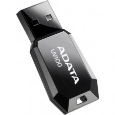 USB Flash Drive 32Gb A-Data UV100 Slim Bevelled Black / AUV100-32G-RBK