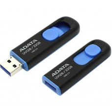 USB 3.0 Flash Drive 32Gb ADATA UV128, Black/Blue (AUV128-32G-RBE)