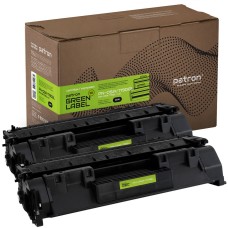 Картридж HP 05A (CE505A), Black, 2300 стор, Patron Green, Dual Pack (PN-05A/719DGL)