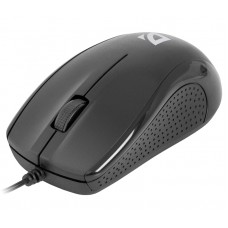 Мышь Defender Optimum MB-160, Black, USB, оптическая, 1000 dpi, 3 кнопки, 1.5 м (52160)