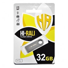 USB Flash Drive 32Gb Hi-Rali Shuttle series Silver / HI-32GBSHSL