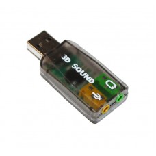Звукова карта USB 2.0, 5.1, Dynamode 3D Sound, Black, 90 дБ, Blister (USB-SOUNDCARD2.0)