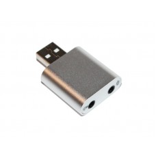 Звуковая карта USB 2.0, 7.1, Dynamode C-Media 108, Silver, Blister (USB-SOUND7-ALU)