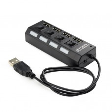 Концентратор USB 2.0 Gembird UHB-U2P4-02 USB 2.0 / 4 порта / БП