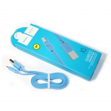 Кабель USB <-> microUSB, Hoco X5 Bamboo, 1 м, Blue