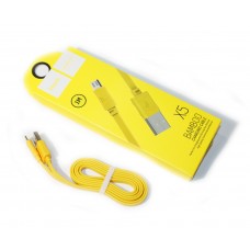 Кабель USB <-> microUSB, Hoco X5 Bamboo, 1 м, Yellow
