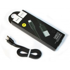 Кабель USB <-> USB Type-C, Hoco X5 Bamboo, Black, 1 м