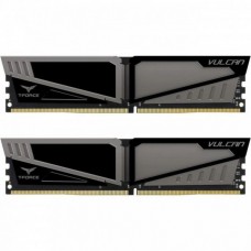 Пам'ять 4Gb x 2 (8Gb Kit) DDR4, 2666 MHz, Team T-Force Vulcan, Gray (TLGD48G2666HC15BDC01)