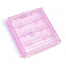 Кейс пластиковий, універсальний, для елементів AA (4-ех шт), Purple