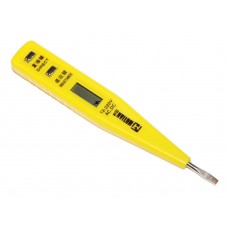 Індикатор-викрутка для тестування напруги 12-220V, Yellow