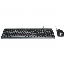 Комплект REAL-EL Standard 503 Kit (клавіатура+миша) Black, USB