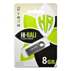 USB Flash Drive 8Gb Hi-Rali Shuttle series Black / HI-8GBSHBK
