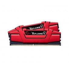 Память 4Gb x 2 (8Gb Kit) DDR4, 2400 MHz, G.Skill Ripjaws V, Red (F4-2400C15D-8GVR)