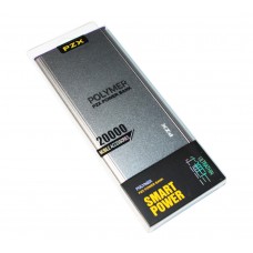 Универсальная мобильная батарея 20000 mAh, PZX, Gray (C158)