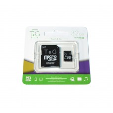 Карта памяти microSDHC, 32Gb, Class10, Strontium, SD адаптер (SR32GTFC10A)
