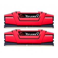 Пам'ять 4Gb x 2 (8Gb Kit) DDR4, 3000 MHz, G.Skill Ripjaws V, Red (F4-3000C15D-8GVR)