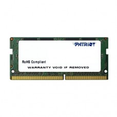 Пам'ять SO-DIMM, DDR4, 8Gb, 2400 MHz, Patriot, 1.2V, CL16 (PSD48G240081S)