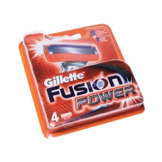 Сменные кассеты для бритья Gillette Fusion Power, 4 шт