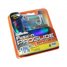 Сменные кассеты для бритья Gillette Fusion Proglide Power, 4 шт