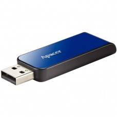 Флеш накопичувач USB 64Gb Apacer AH334, Blue/Black, USB 2.0 (AP64GAH334U-1)