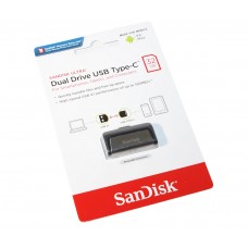 USB 3.1 / Type-C Flash Drive 32Gb SanDisk Ultra Dual, Black/Silver (SDDDC2-032G-G46)